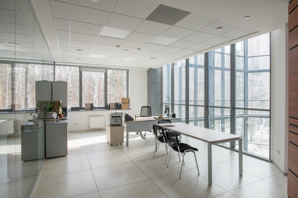 Empty modern office